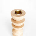 Totem Wooden Candle Holder - Tall Nº 4