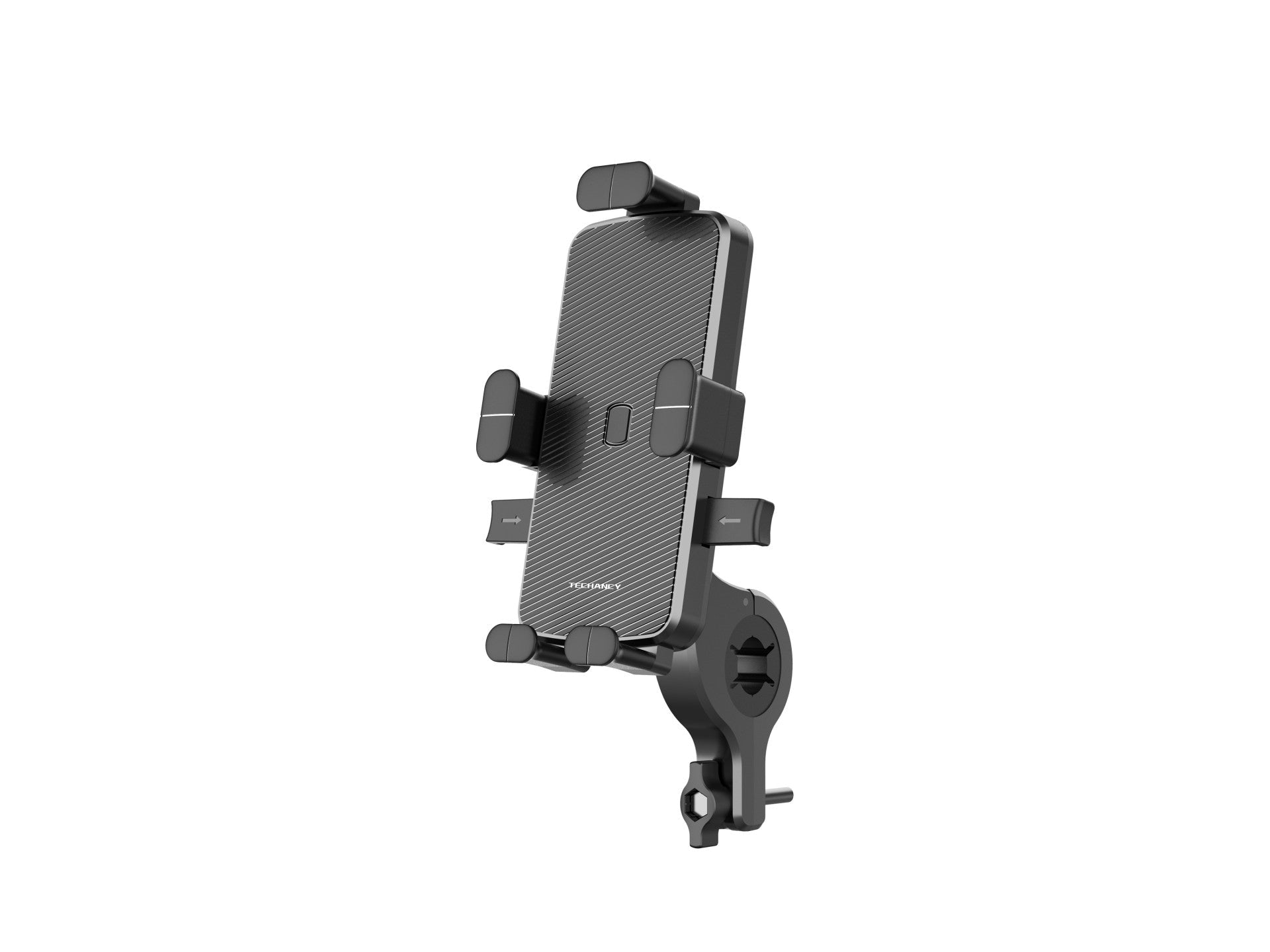 Techancy Suporte Universal Para Bicicleta Preto Ti2286, Telemóvel De 4,7-7,2 Polegadas, Fixação De Quatro Pontos, Sólido E Que Não Cai